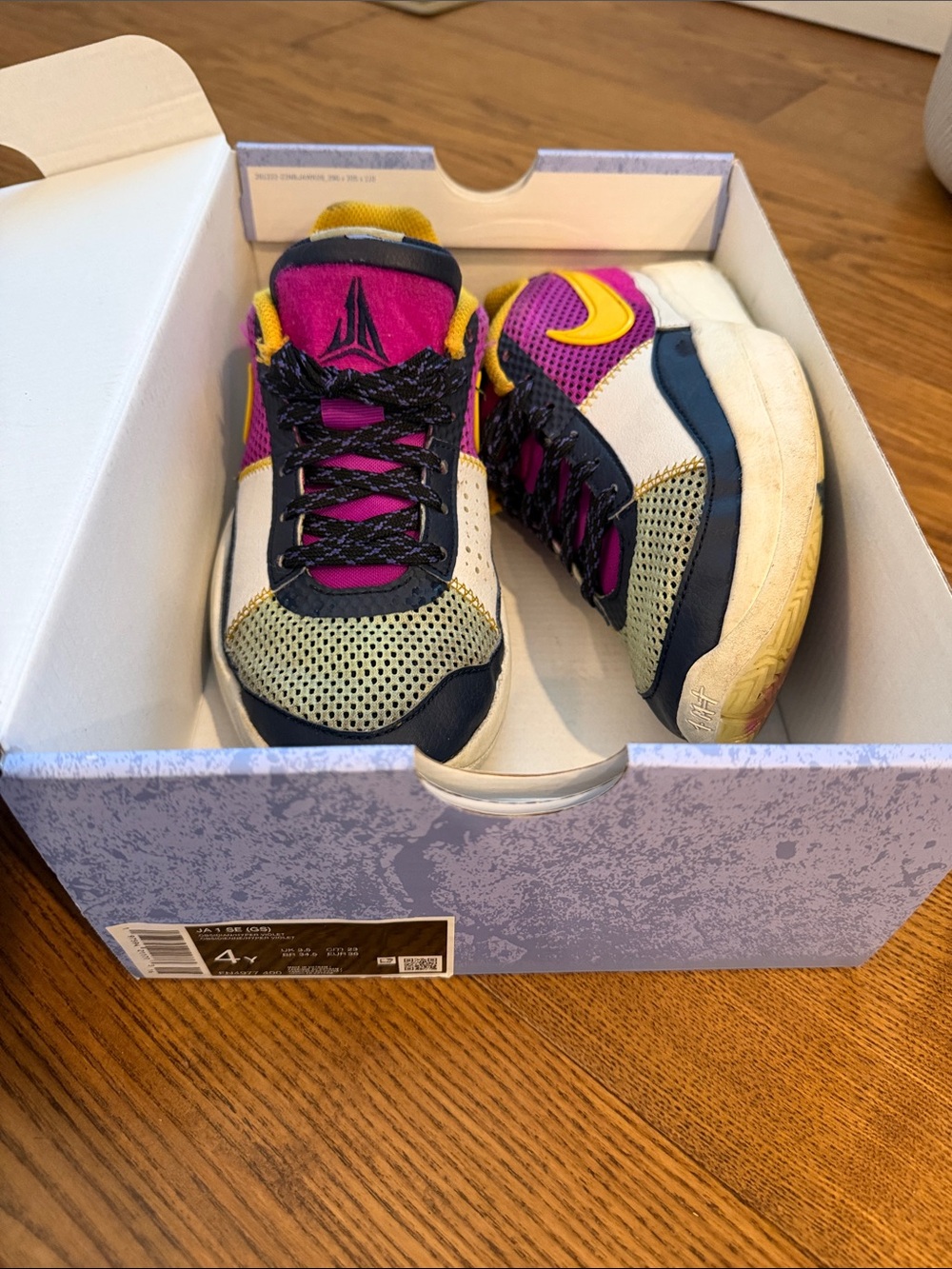 Nike Ja 1 Camp Ja size 4Y kids basketball shoes
